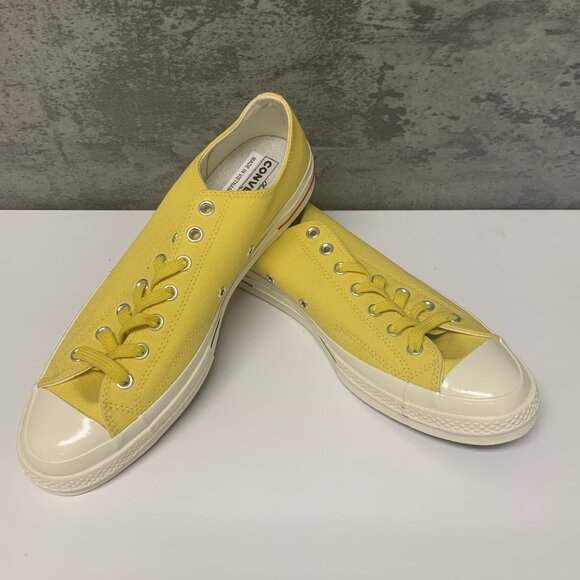 Converse Chuck Taylor Low Top Ox, Desert Gold/Navy/Gym Red, 12 Men/14 Women - Picture 1 of 5